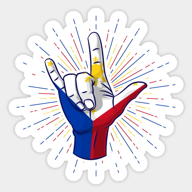 I Love You Philippines Hand Gesture Cute Gift Women Men Philippines